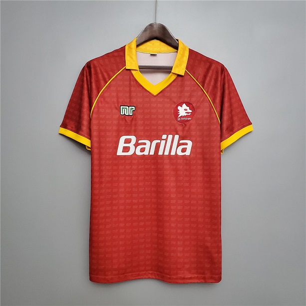 AAA Quality Roma 90/91 Home Soccer Jersey